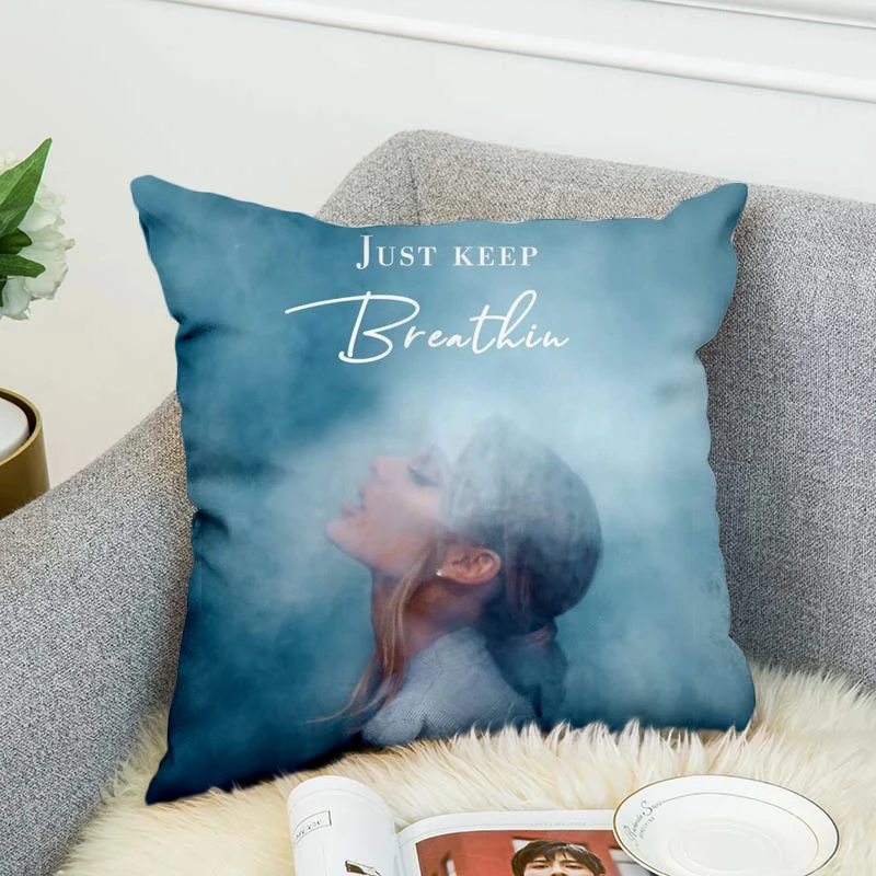 

Ariana Grand Pillow Case Polyester Decorative Pillowcases Throw Pillow Cover style-4