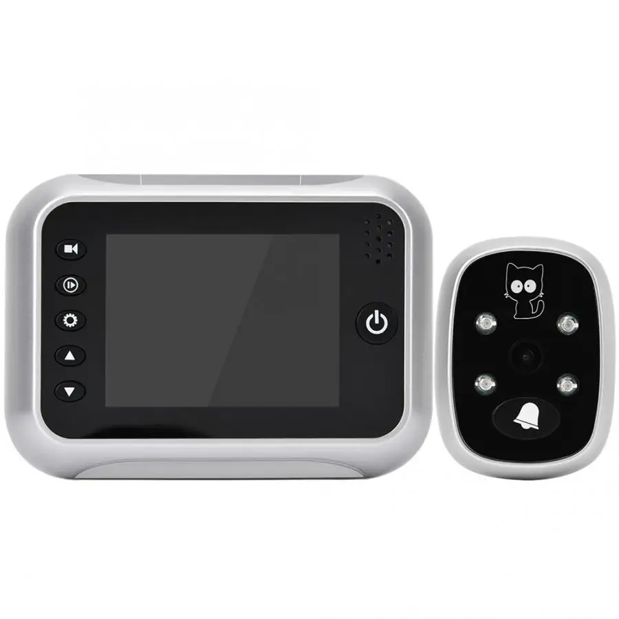 Door Viewer Camera 3.5 inch LCD Display Visible Intelligent 2MP HD Electric Bell Security | Безопасность и защита