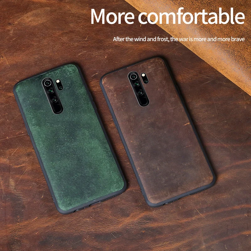 Чехол из натуральной кожи для Xiaomi redmi note 8 pro k20 роскошный противоударный чехол xiaomi