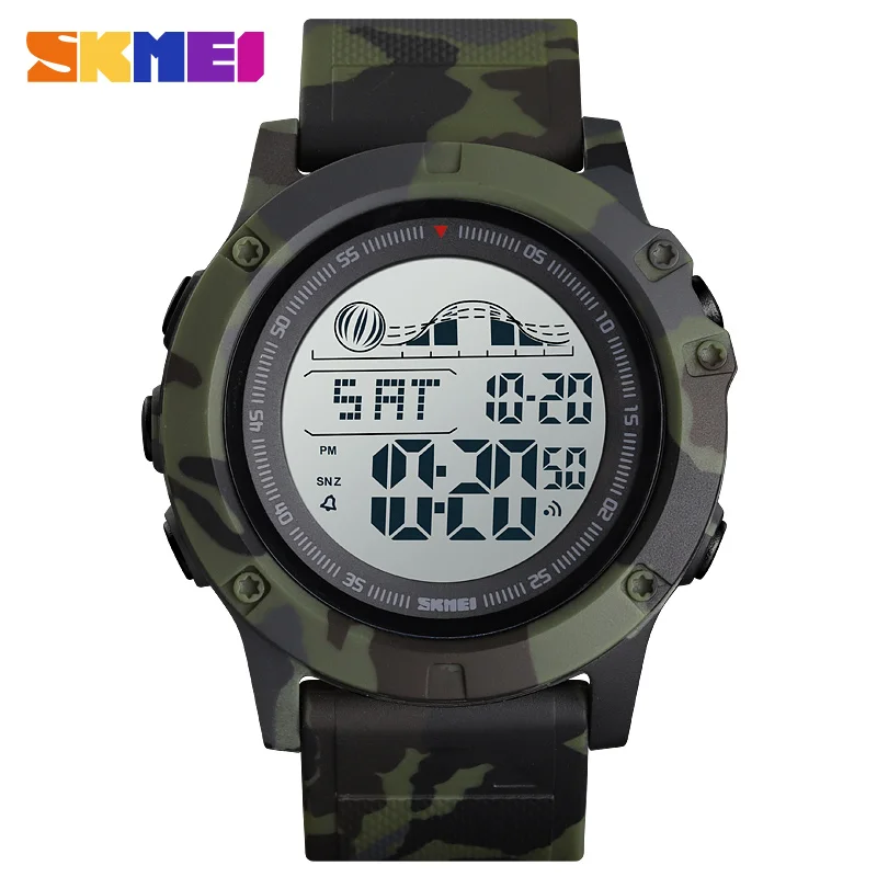 

Skmei 1476 Brand Sports Wrist Watches Military Silicone Countdown Electronic Led Clock Waterproof Digital Men Watch montre homme