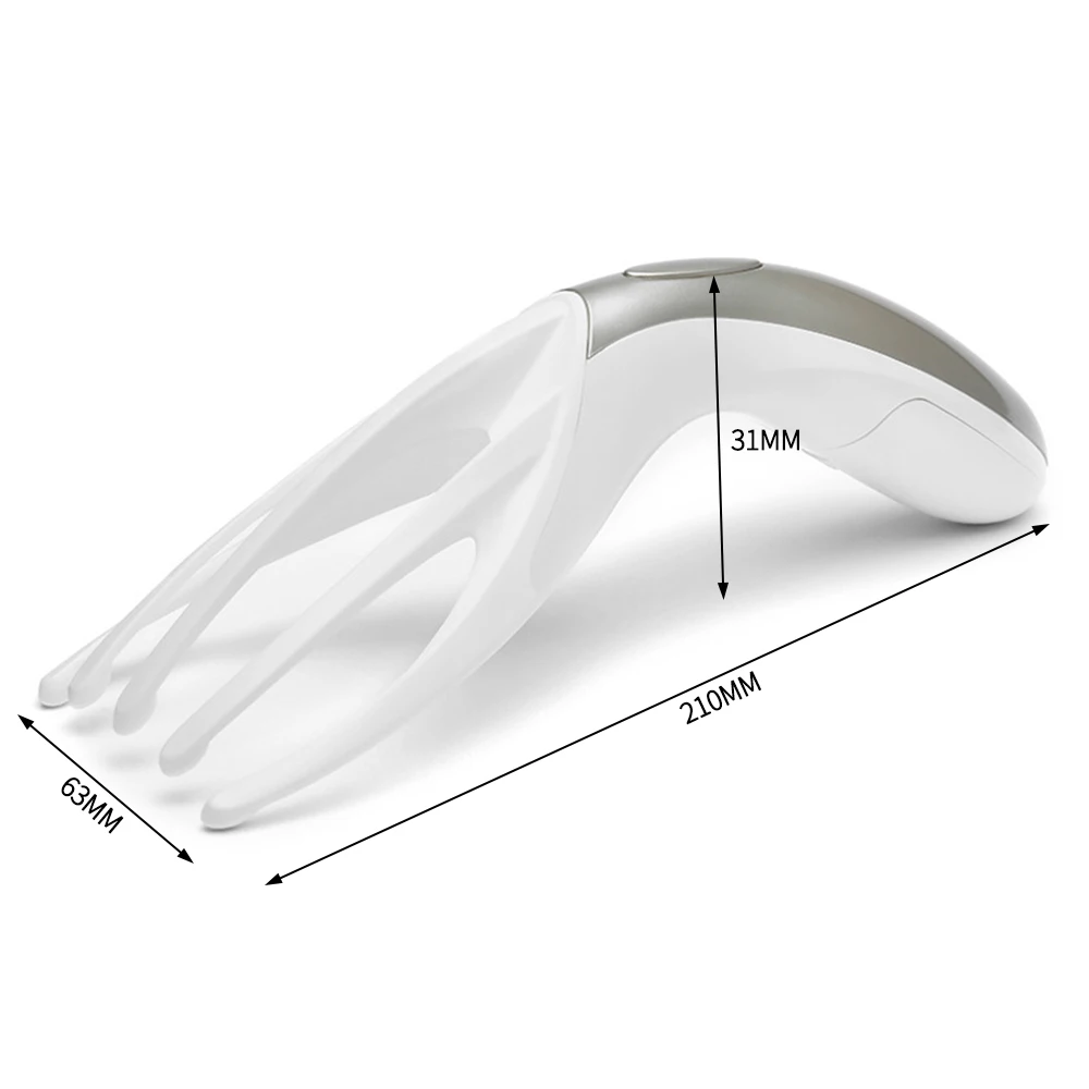 Массажер для головы Электрический вибрирующий портативный с захватом