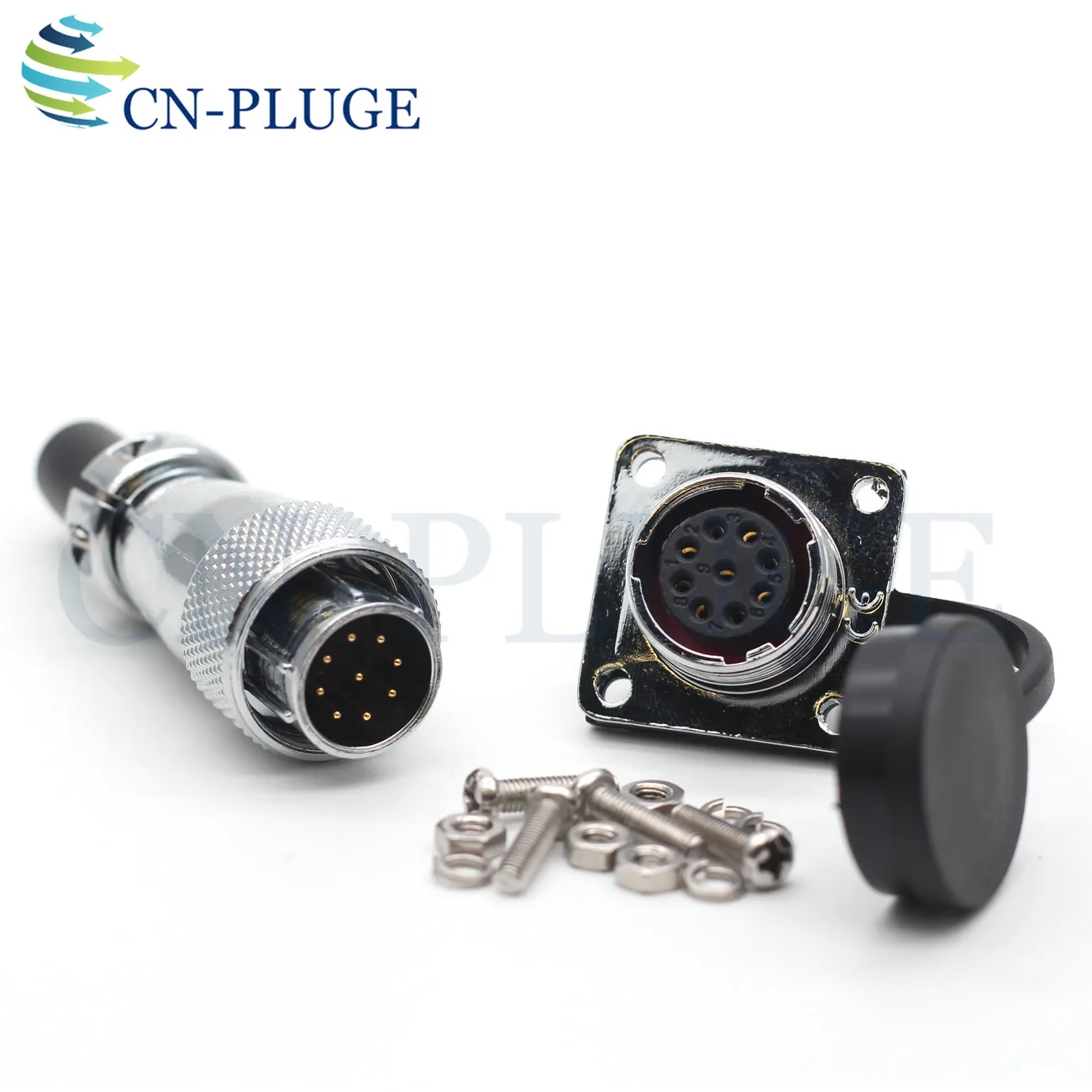 9-контактный металлический авиационный водонепроницаемый разъем серии WS16