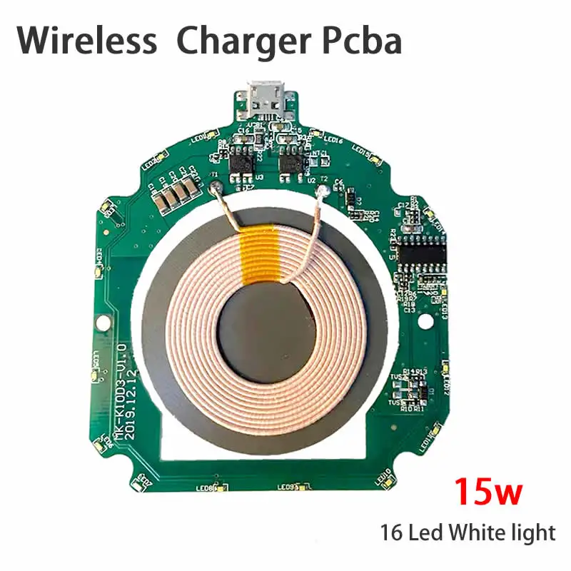 Высокое качество Qi Стандартный 15 Вт Быстрый модуль беспроводного зарядного
