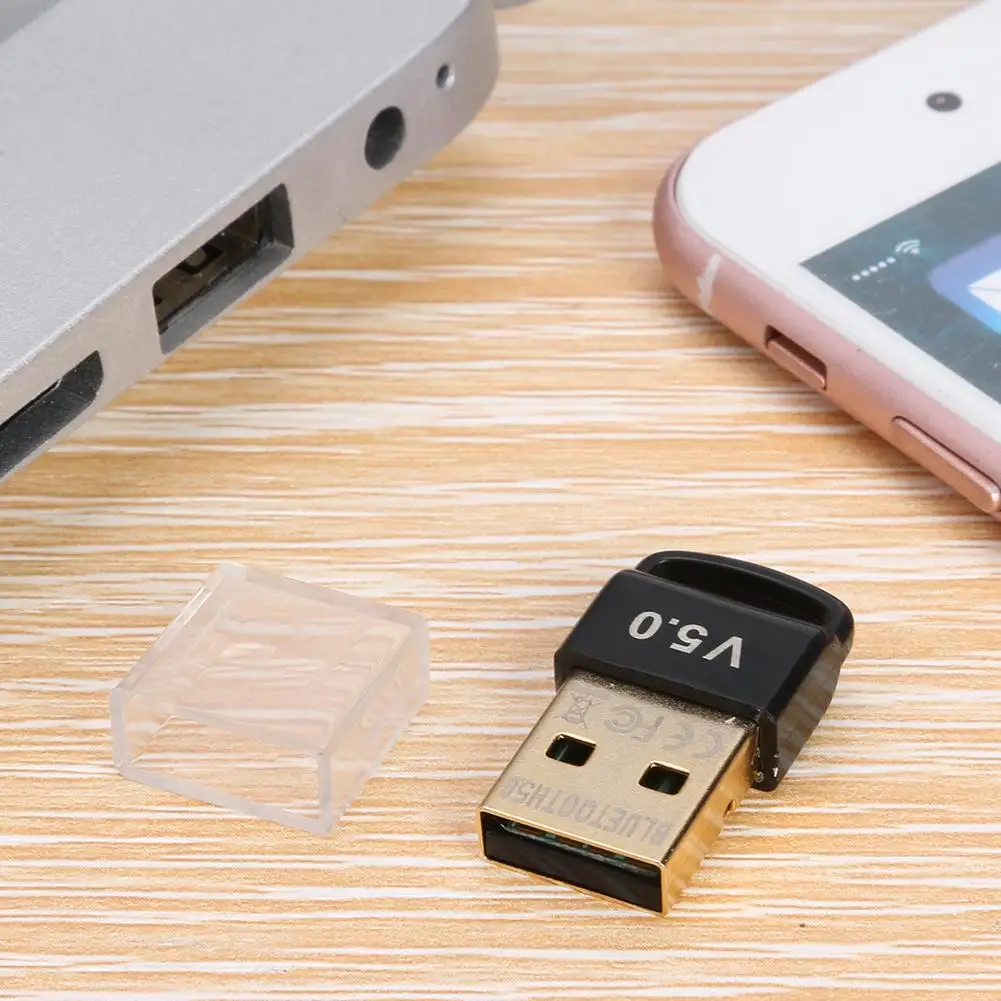 Беспроводной USB Bluetooth 5 0 адаптер музыкальный звуковой приемник передатчик для ПК