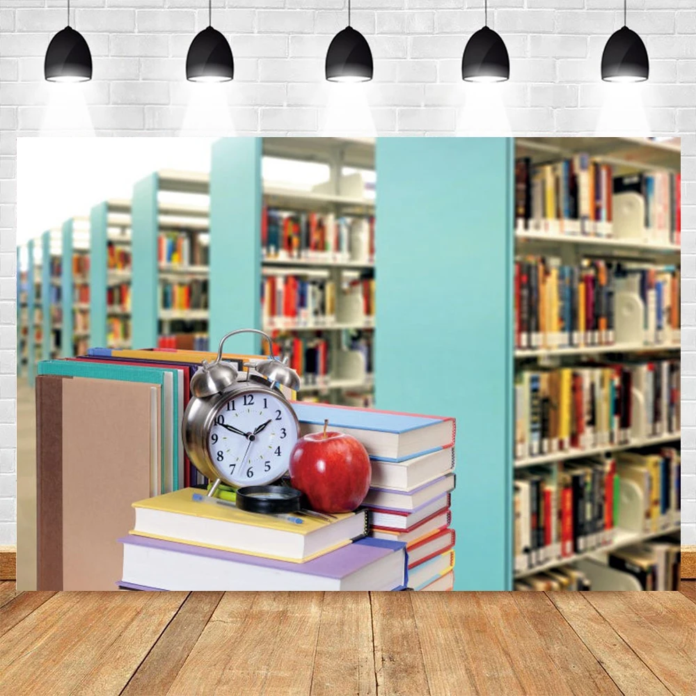 

Children Baby Welcome Back To School Backdrop Background Library Scene Photography Photographic Vinyl Photophone Photozone Props