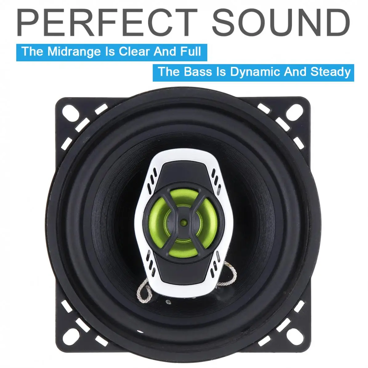 2 шт. 4 дюйма 10 см 400 Вт Way машинный коаксиальный Авто Аудио Стерео полный диапазон