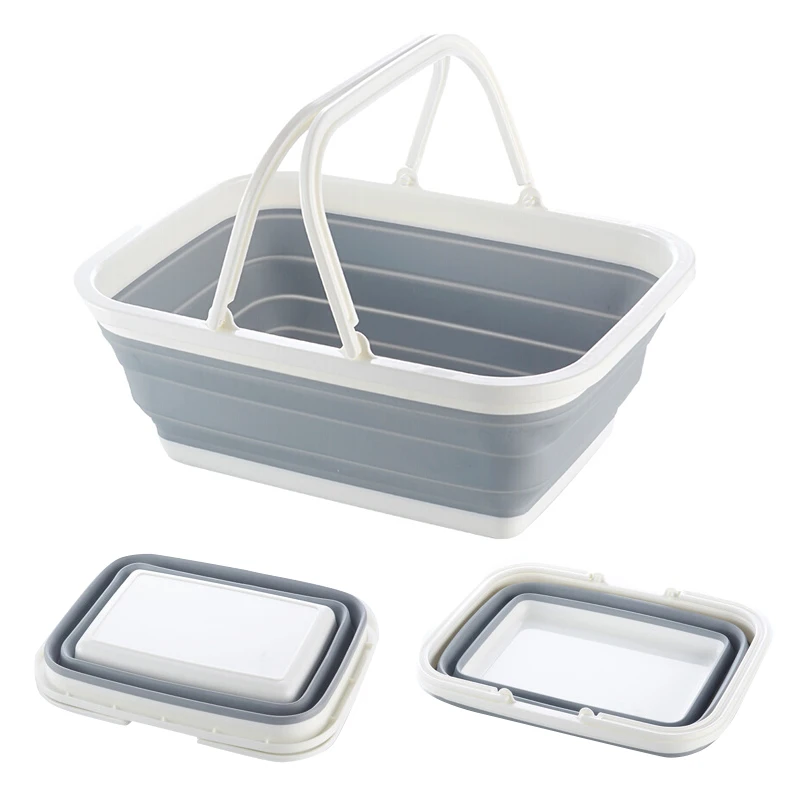 Горячая новинка желтовато коричневая корзина для стирки D6|Корзины хранения| |