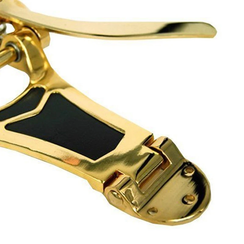 Золотая тремоло вибрато мостовая струна полый корпус архтоп для гитары Les