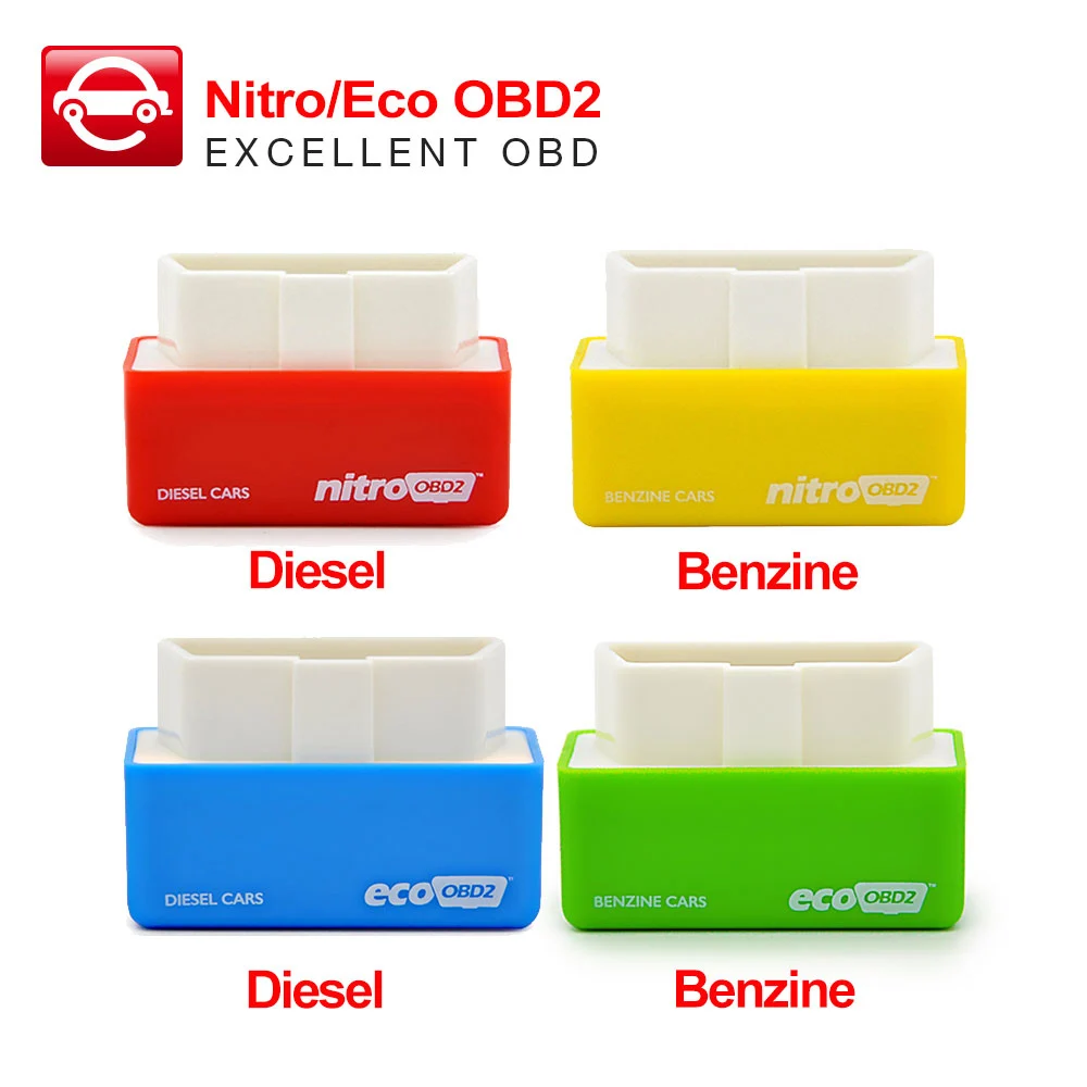 Чип тюнинг автомобильный Nitro OBD2 вилка и драйвер EcoOBD2 адаптер с большей