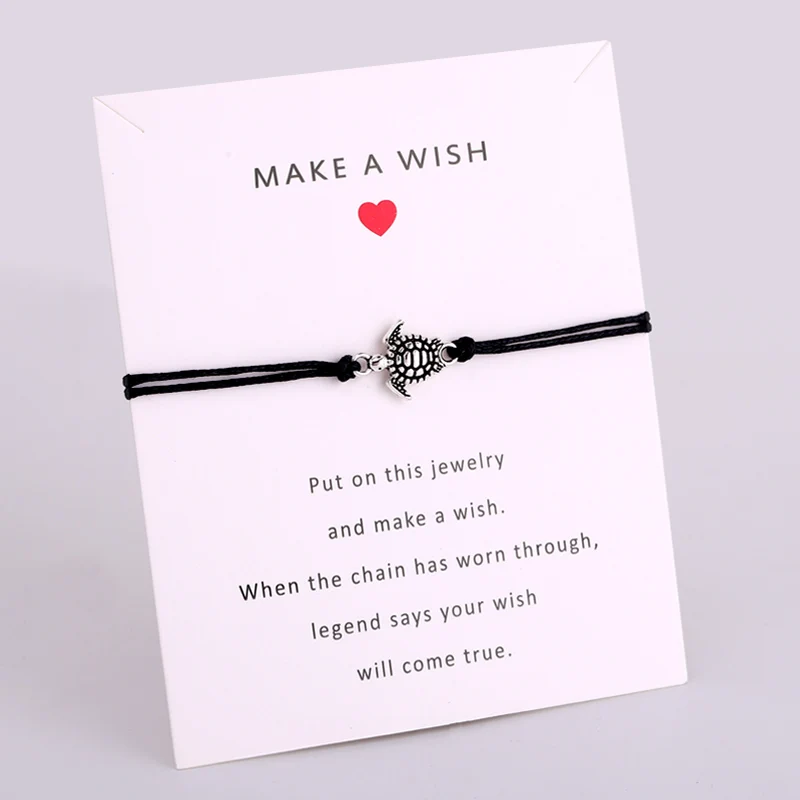 Морская черепаха шарм браслеты руль морская звезда дельфин раковины веревка