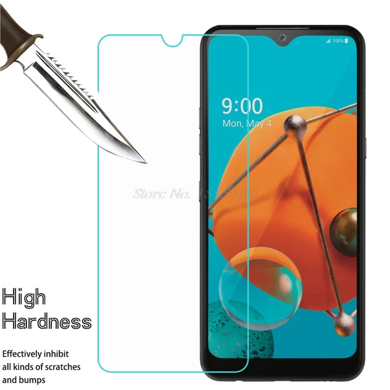 Закаленное стекло для LG K51 защитная пленка экрана усиленная твердость 9H телефона