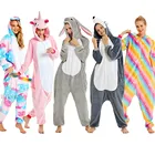 Костюм для косплея аниме кролик MashiMaro, домашняя одежда, повседневная теплая Пижама, унисекс, единорог ползунки панда, фланелевые Комбинезоны для взрослых