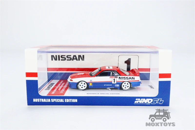 INNO 1:64 NISSAN SKYLINE GT-R R32 #1 MOTORSPORT Bathurst Tooheys литая модель автомобиля | Игрушки и хобби