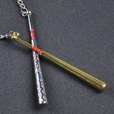 Фильм отряд самоубийц Харли Куинн Бейсбол бита фигурку брелок для подарка |