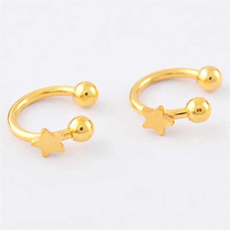 Imixlot новейший Креативный дизайн пентаграммы кольцо для губ из нержавеющей стали