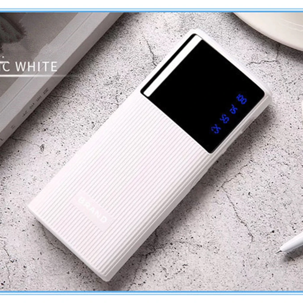 Портативный внешний аккумулятор с двумя usb-портами, чехол для зарядки телефона, набор для самостоятельной сборки