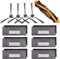 accessories kit compatible for ecovacs deebot 901 900 robotic vacuum 6 filter 2 set brush 1 main brush