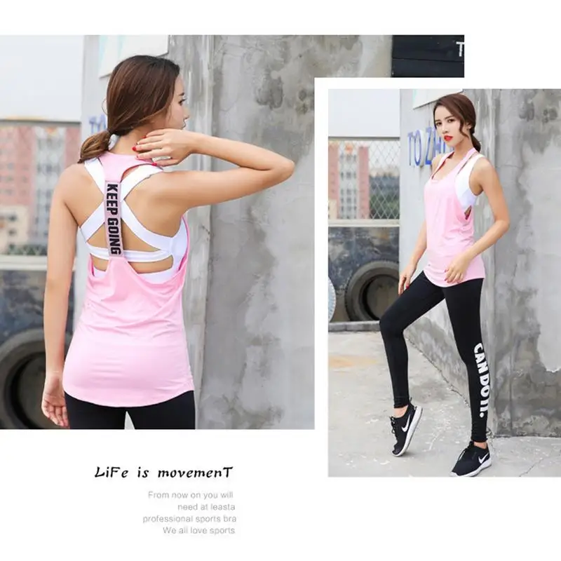 Женский спортивный топ без рукавов Джерси футболка для йоги спортивная одежда