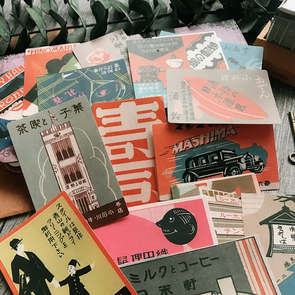16 шт./компл. Ретро Винтажные японские плакаты Ukiyo наклейки сделай сам Скрапбукинг