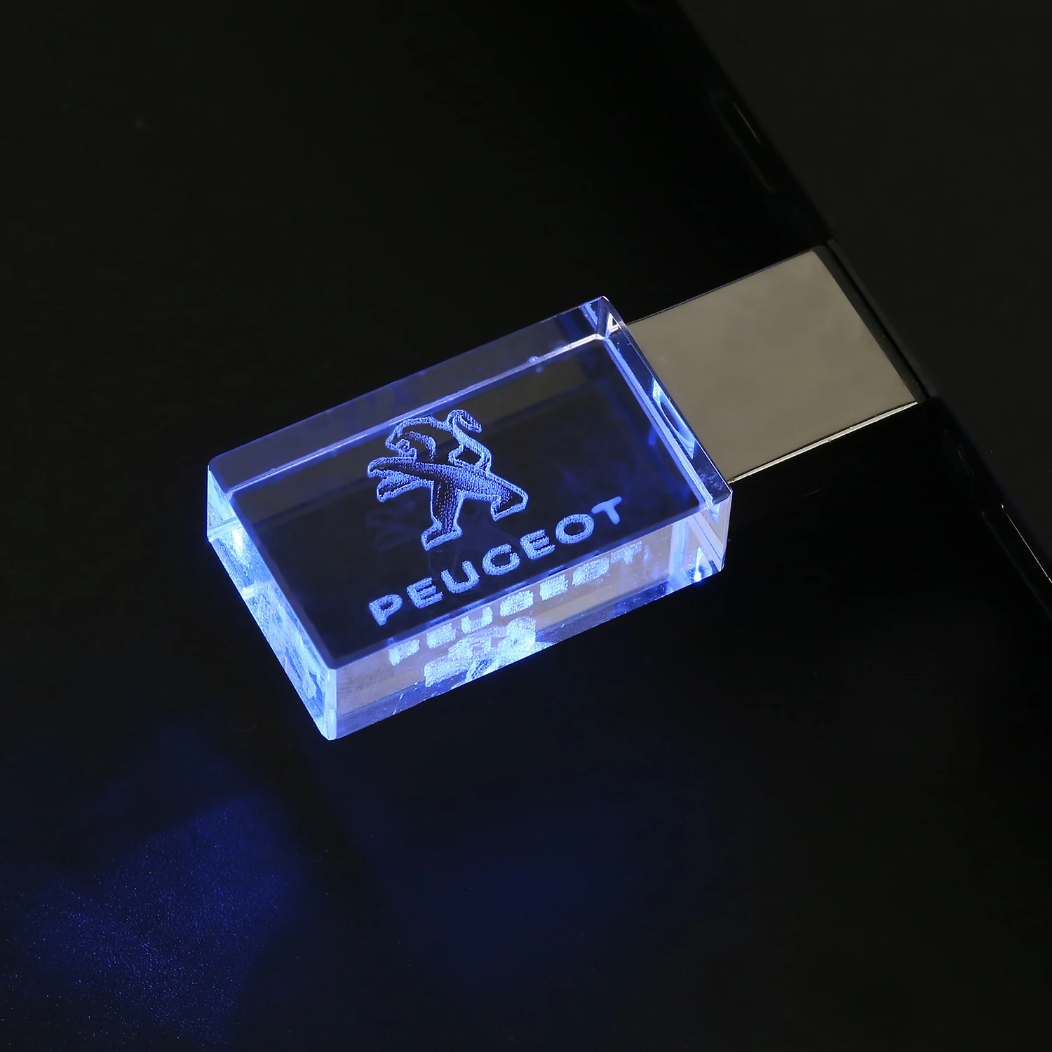 JASTER peugeot crystal+ металлический USB флеш-накопитель, флешка, 4 ГБ, 8 ГБ, 16 ГБ, 32 ГБ, 64 ГБ, 128 ГБ, Внешняя память, u-диск