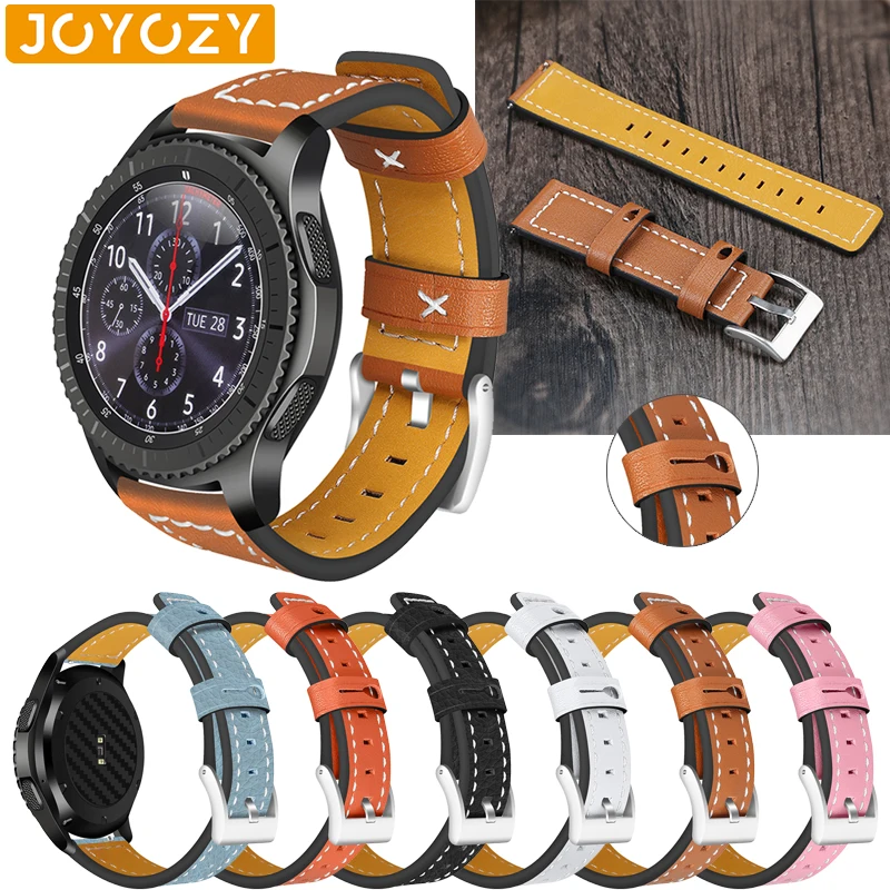 Ремешок из натуральной кожи для Samsung Gear S2/S3/S4|gear s2 classic|smart strapreplacement strap |