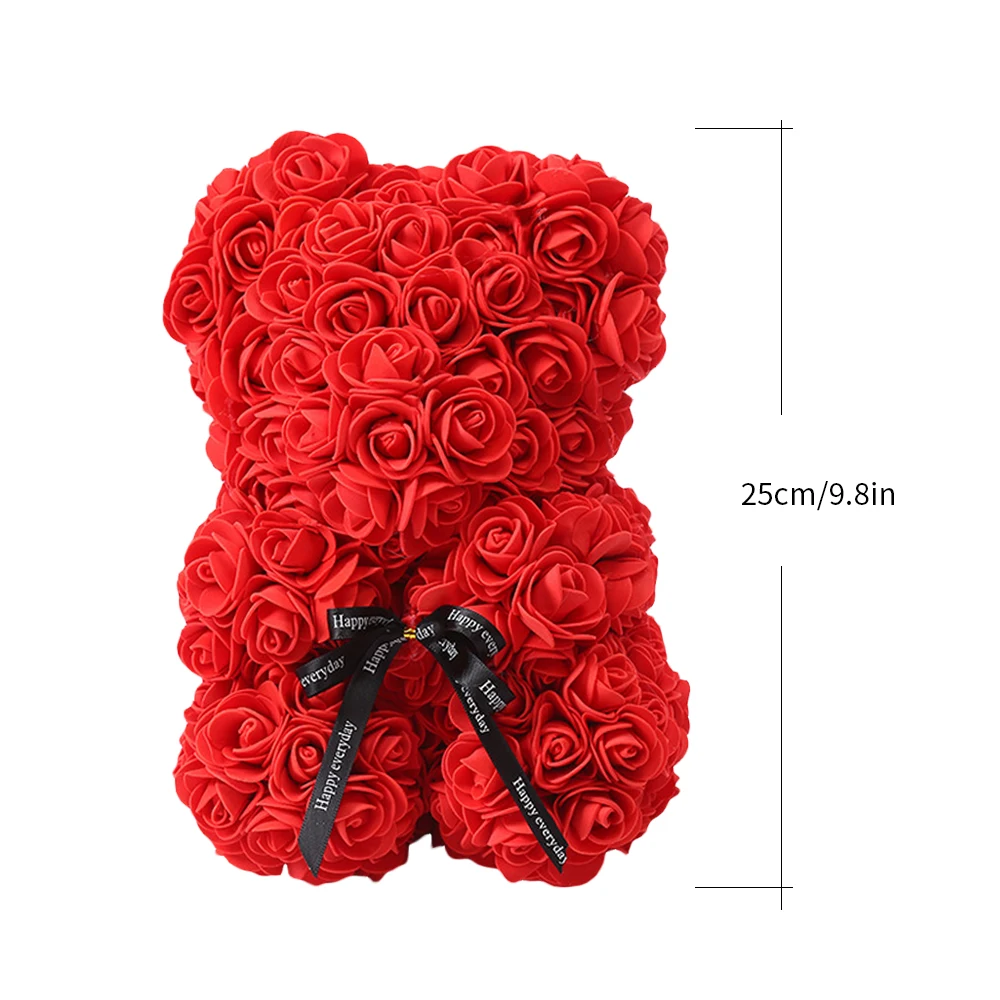 DIDIHOU 1 шт. медведь Роза Цветок День Святого Валентина Подарок Подушка подруги