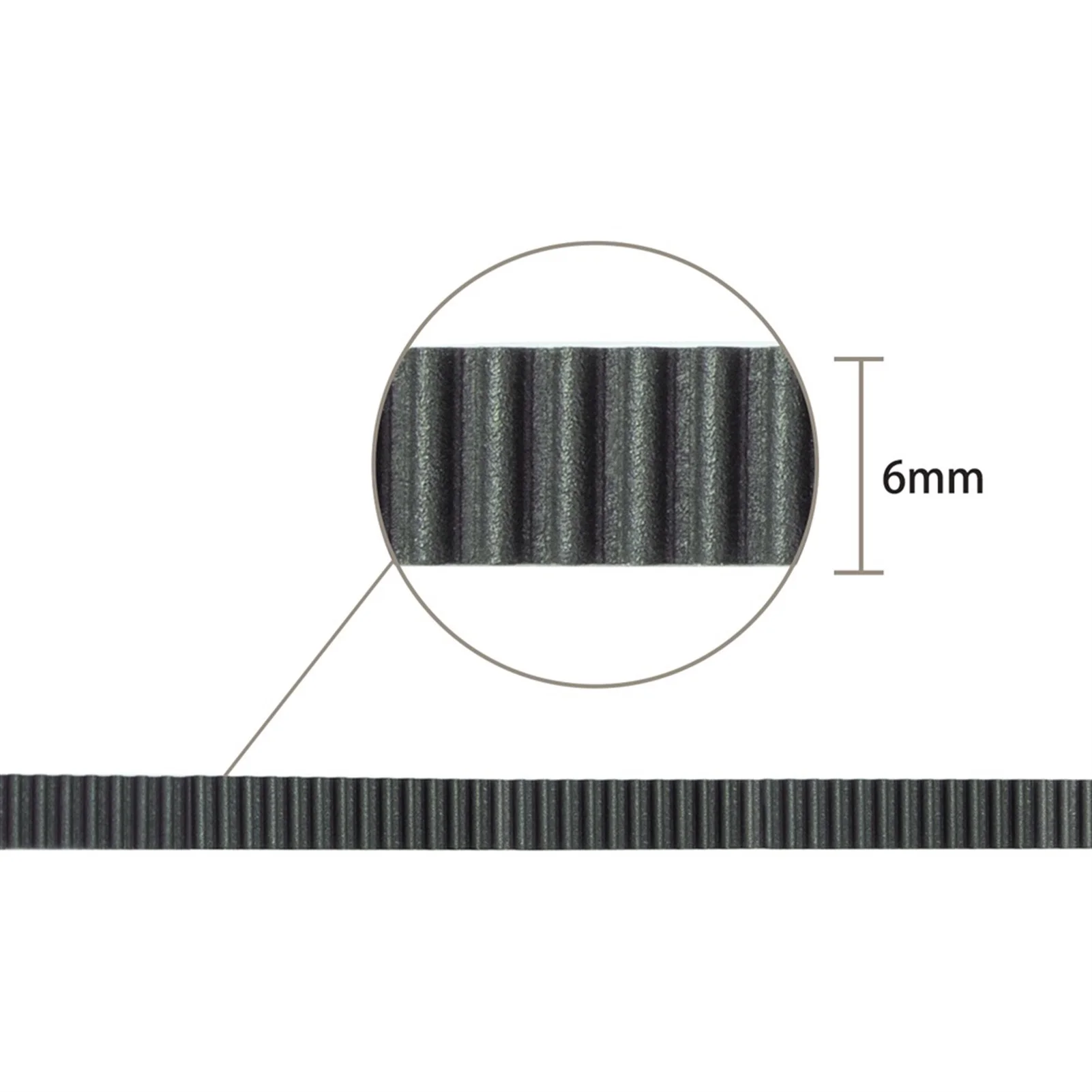 3D Printer Kits 5meter Belt 2GT-6mm, Rubber, Opening GT2-6mm Timing Belt For 6mm, Belt Kit DIY 3D Printer Parts images - 6