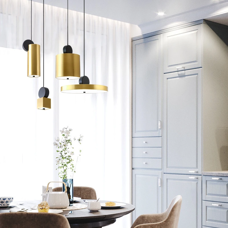 Современный промышленный подвесной светильник в скандинавском стиле