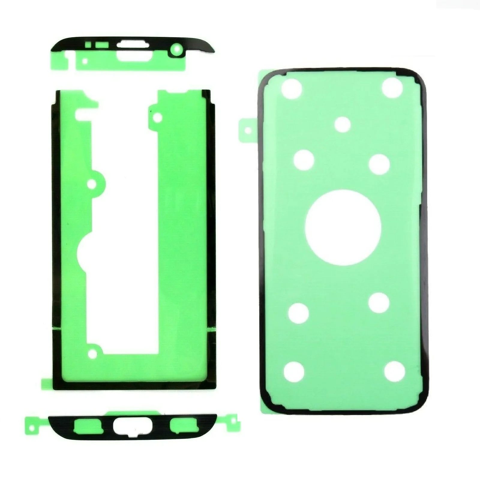 adhesive set Reapir Часть для samsung Galaxy S7 edge SM-G935 ЖК-Дисплей задняя передняя рамка доска Крышка батарейного отсека Водонепроницаемая камера клейкая наклейка - Цвет: adhesive set