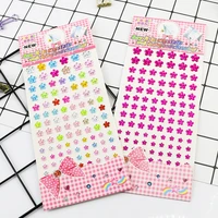 kawaii acrylic plum blossom diamond sticker notebook decor diy scrapbooking cell phone nail stick label sticker stationery