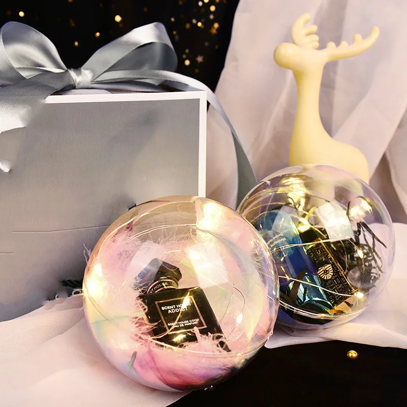 Прозрачный шарик топпер для торта наполненный мяч свадебной вечеринки сделай