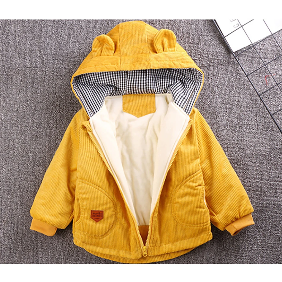 Children's Warm Jackets Kids Sports Hooded Outerwear 2020 Winter New Baby Boy and Girl Clothes Stars Girls Coat | Детская одежда и