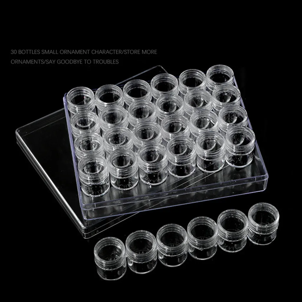 1 шт. 30 сетки пластиковый ящик для хранения ювелирных изделий из бисера