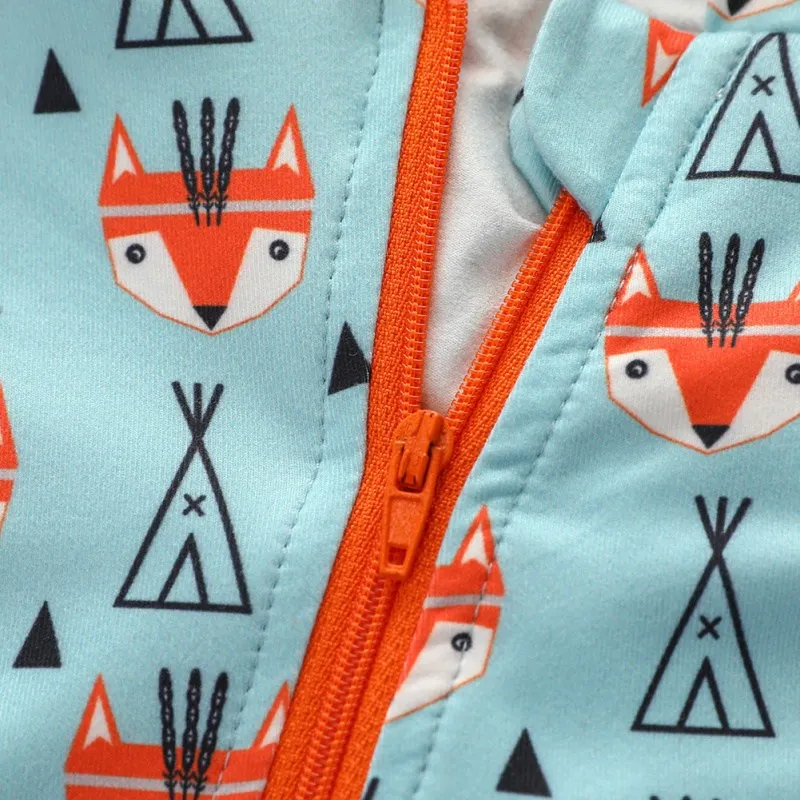 

Autumn Baby Boy Girl Animal Pattern Hoodie Romper Bodysuit Newborn Casual Long Sleeve Outerwear Long Sleeve Clothes Clothing Kid