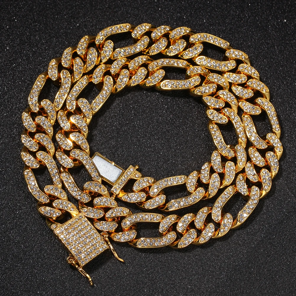 Hip Iced Out Bling мужское ожерелье золотистого и серебряного цвета чокер микро