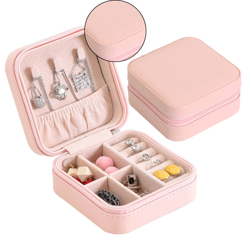 Туристические украшения Органайзер мини коробки ювелирных изделий для женщин