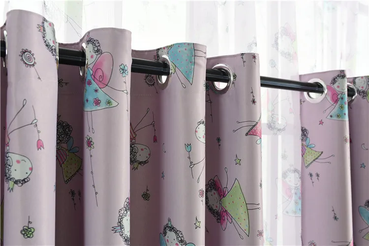Шторы для гостиной столовой спальни мультяшная детская комната занавеса