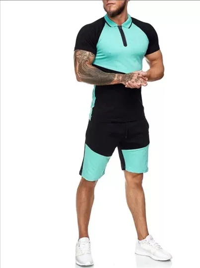 2021 hot selling summer t shirt pants set casual brand fitness jogger pants t shirt hip hop fashion mens tracksuits free global shipping