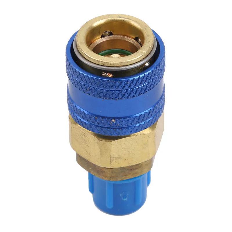 1 пара фреон R134A H/L авто быстрый соединитель латунные адаптеры кондиционер