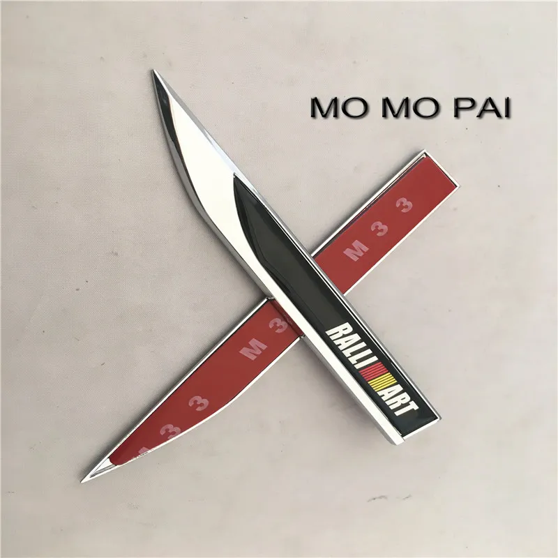 

NEW Metal Badge Emblem Sticker Auto badge FIT FOR RALLIART 2016