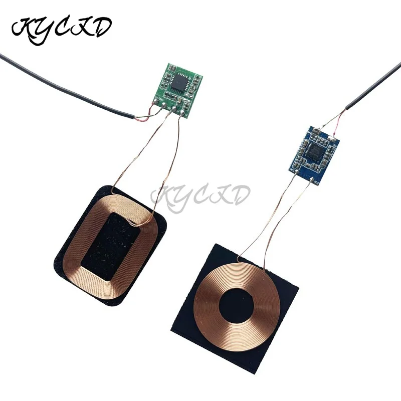 mini wireless charger module receiver pcba circuit coil board 3w qi standard power bank charging for iphone xiaomi huawei free global shipping