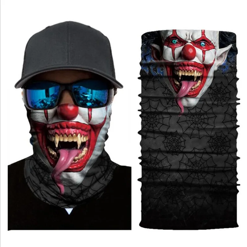 Шарф для езды на мотоцикле и велосипеде Stephen King's Pennywise маска-бандана повязка