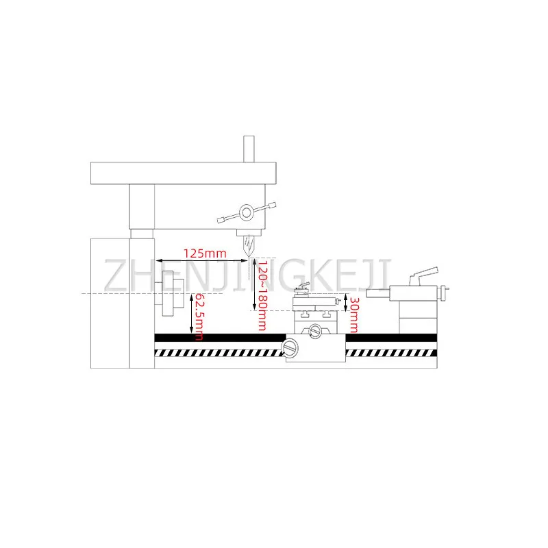 

Small Lathe Drilling And Milling Machine Multifunction Miniature Clock And Watch Components Repair Tools Metal Wood Bench Drill