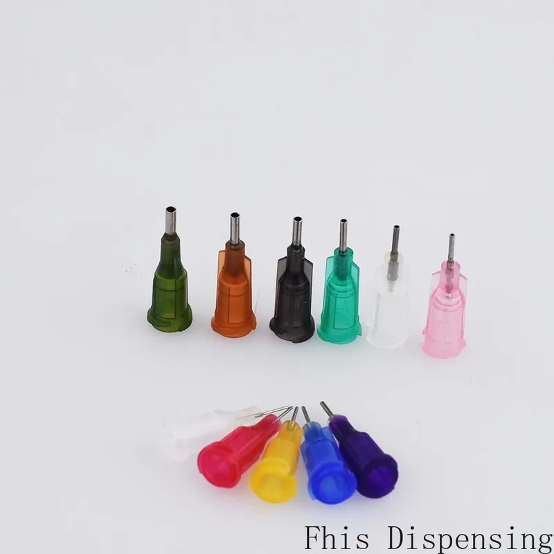 Дозирующие иглы 14 г-34 г со стандартом ISO полипропиленовый колпачок с замком длина