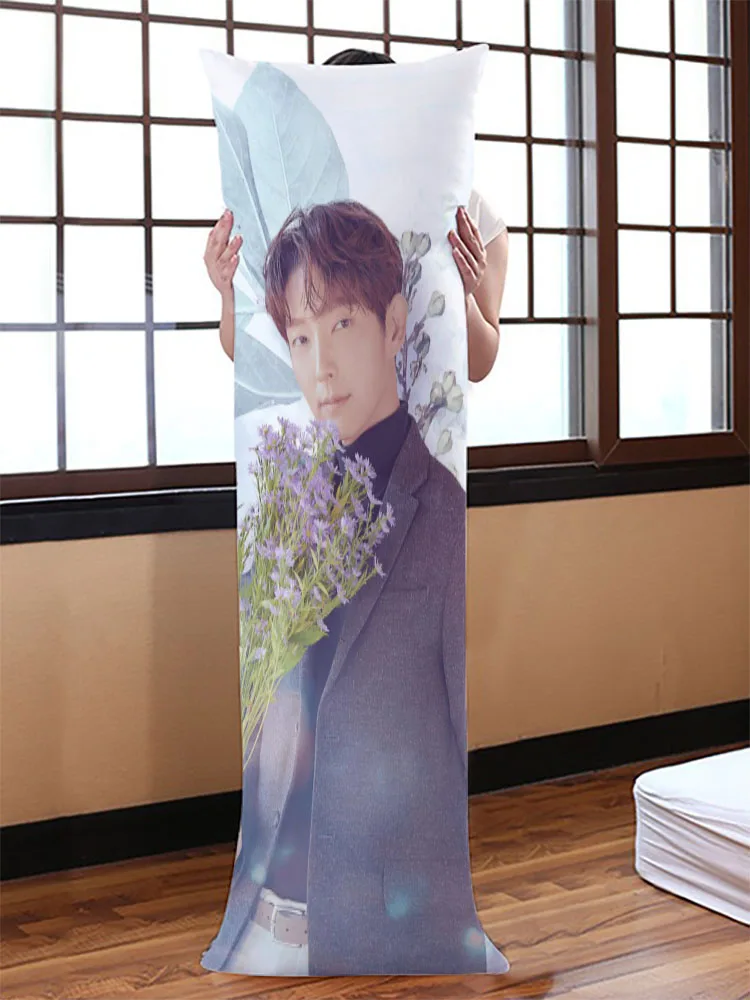 

Длинный Чехол для подушки Lee Joon Gi большого размера, модный декоративный милый чехол для подушки для тела, постельное белье для взрослых, чехол для подушки, не выцветает