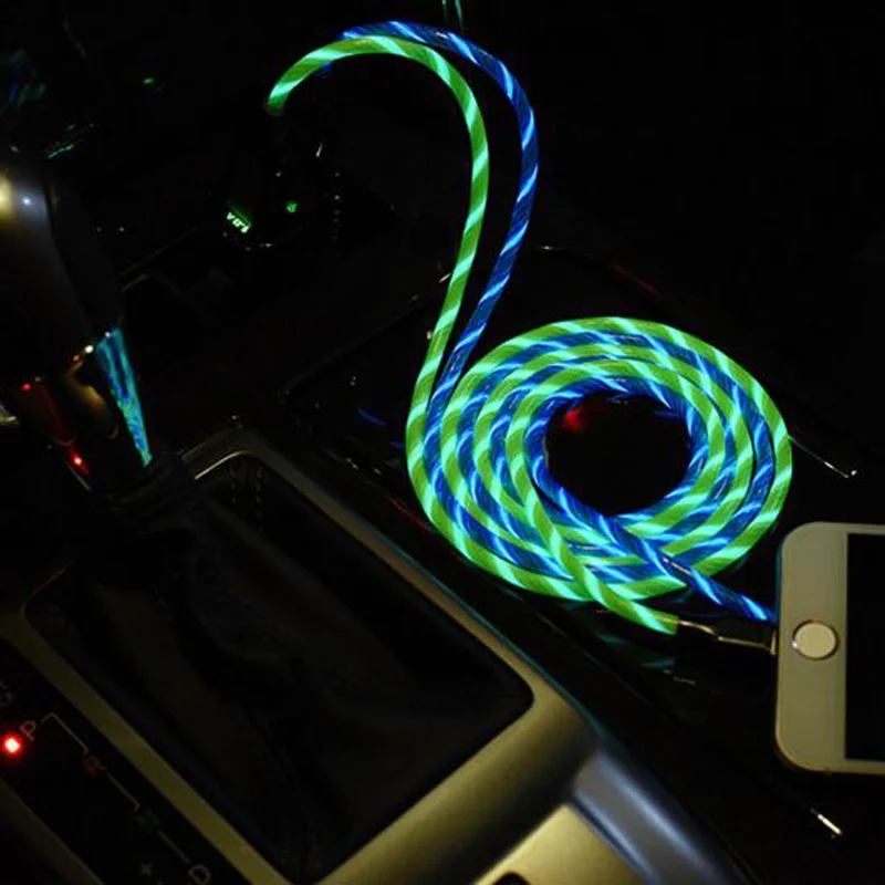 Автомобильный светодиодный вспышка светильник usb шнур для Зарядное устройство