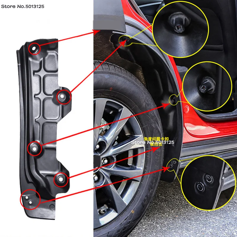 Автомобильное крыло заднего колеса специальные задние двери подкладка