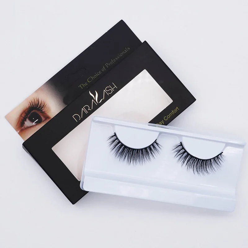 Dara 3D норковые Накладные ресницы с натуральным крестом длинные грязные накладные