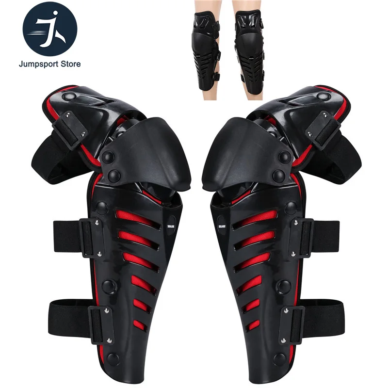 Профессиональные EVA жесткие наколенники с защитой голени для мотоцикла катания