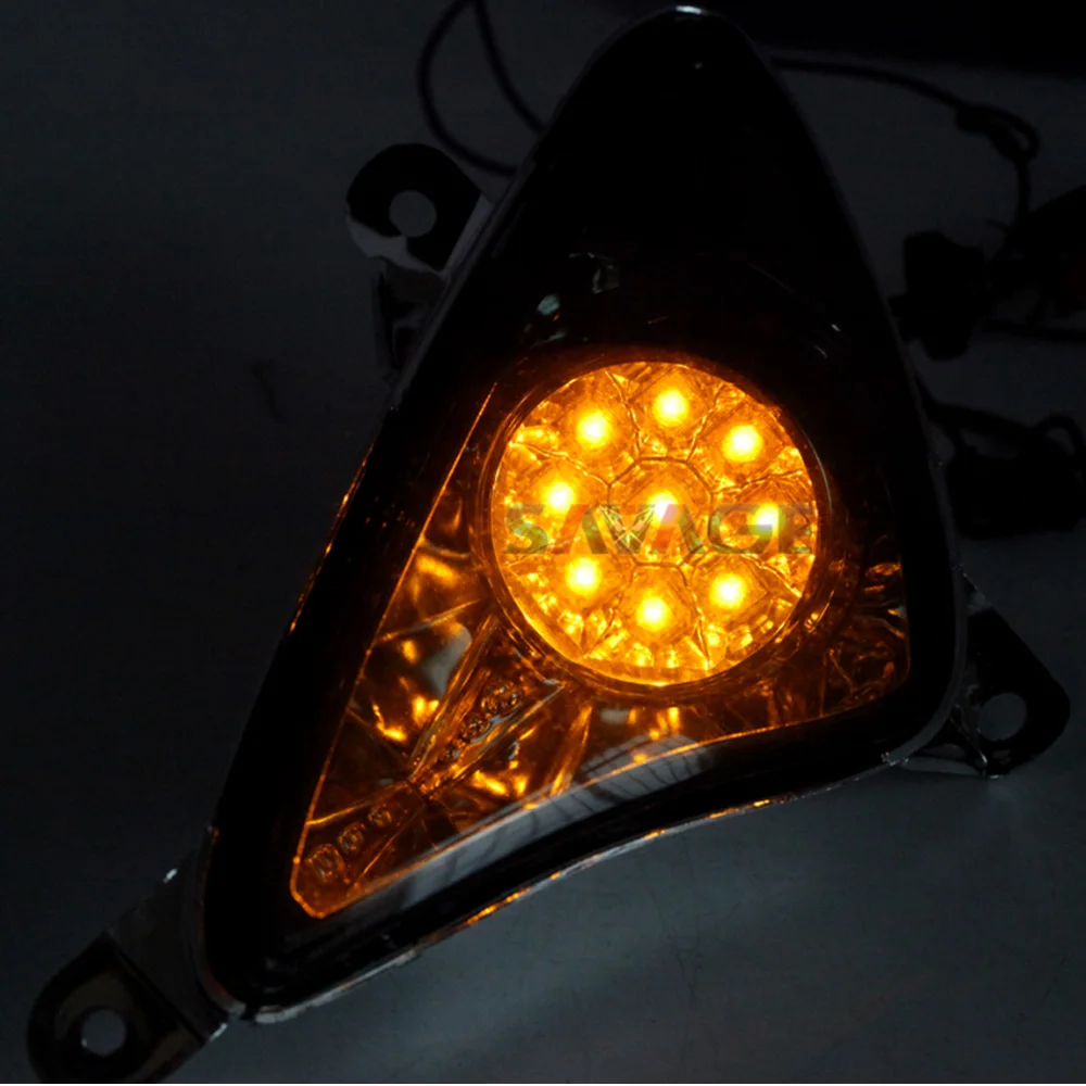 

Front Led Turn Signal Indicator Light For Yamaha Tmax T-max 500 2001-2007 02 03 04 05 06 Motorcycle Accessories Blinker Lamp